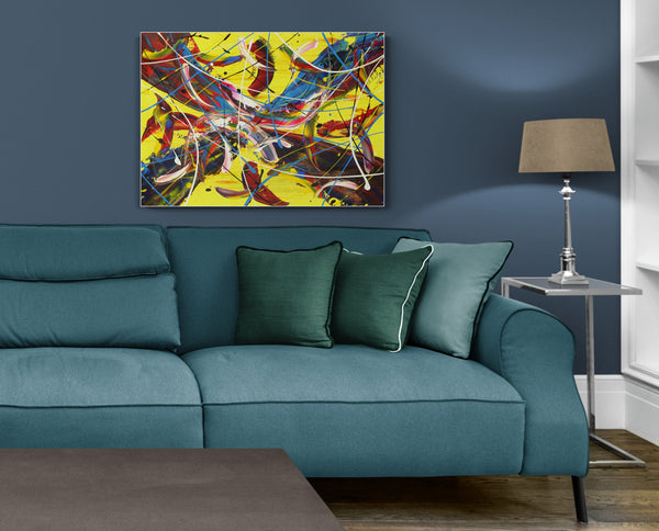 Trifinity Tetragram abstract art paintings for living room, teal blue abstract painting, abstract painting with poster colours, abstract poster colour painting, abstract painting in wall, buy abstract art prints, colourful and abstract, target blue abstract art, abstract printmaking artists, abstract prints,